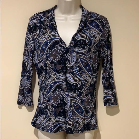 INC paisley top